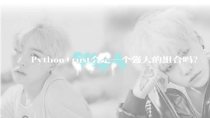 Python+rust会是一个强大的组合吗？