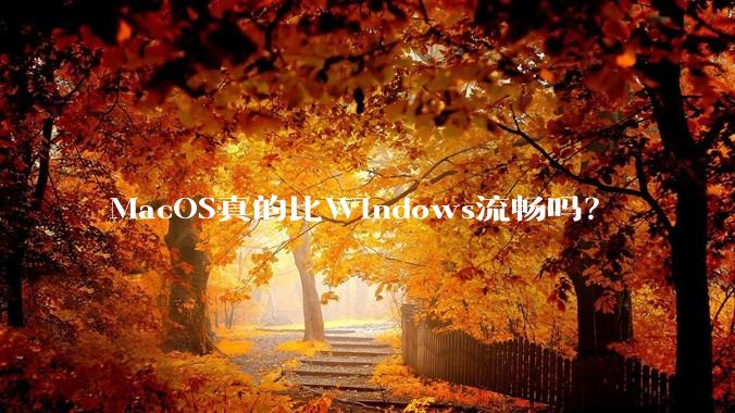 MacOS真的比Windows流畅吗？